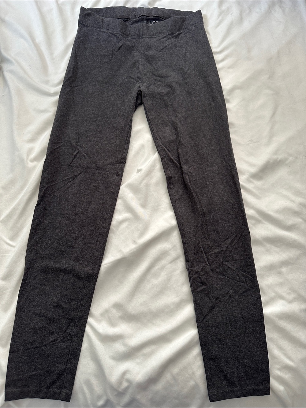LOFT grey Slim Ponte leggings